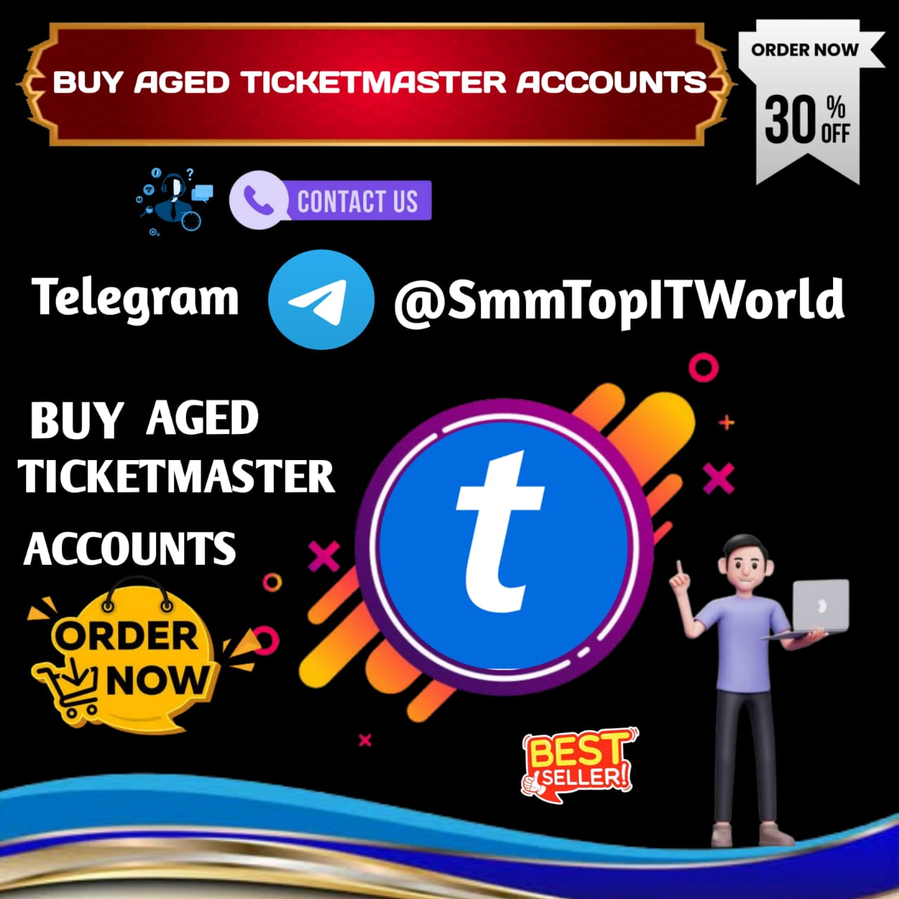 Buy Aged Ticketmaster Accounts | Verified & Ready to Use